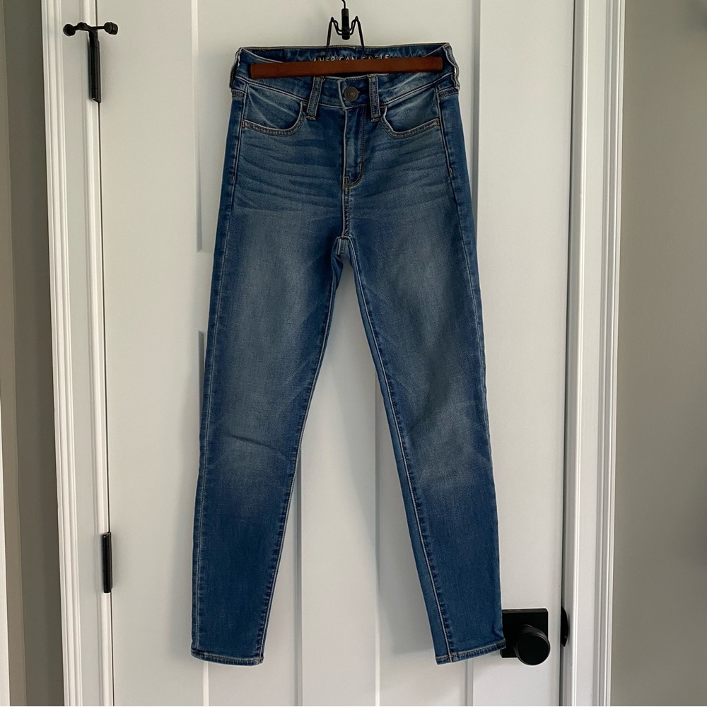 Women's American Eagle Blue Skinny Jeans